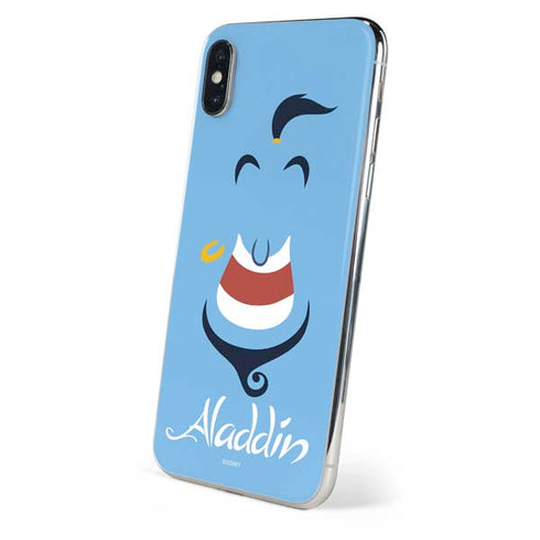 Disney Aladdin Genie Outline Art iPhone XS Skin