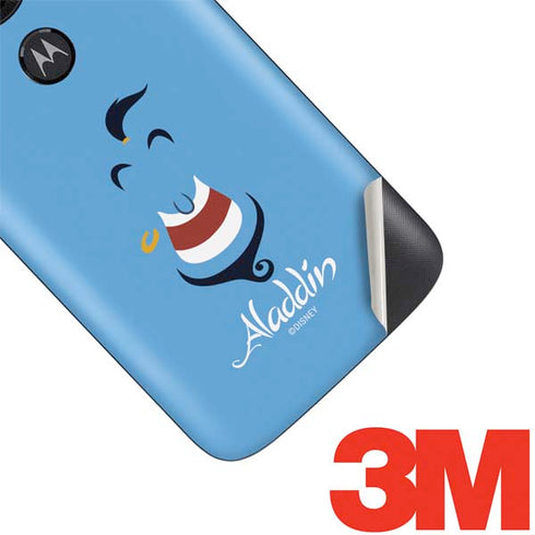 Disney Aladdin Genie Outline Art Moto E5 Play Skin