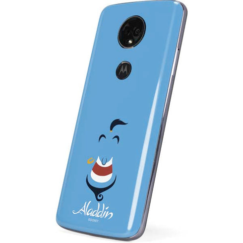 Disney Aladdin Genie Outline Art Moto E5 Plus Skin