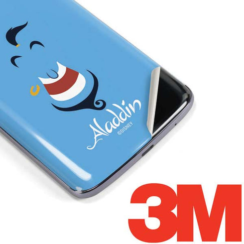Disney Aladdin Genie Outline Art Moto E5 Plus Skin