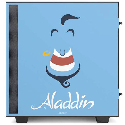 Disney Aladdin Genie Outline Art NZXT H510 Compact ATX Mid-Tower Case Skin
