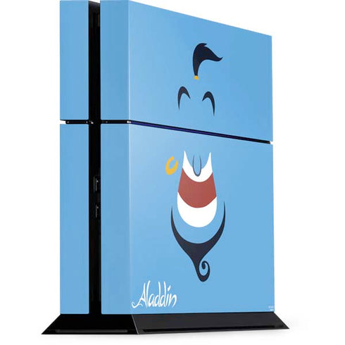 Disney Aladdin Genie Outline Art PS4 Console Skin