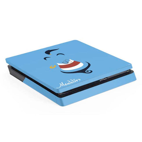 Disney Aladdin Genie Outline Art PS4 Slim Skin