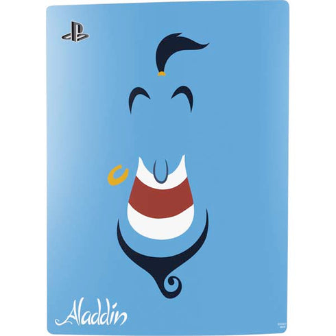 Disney Aladdin Genie Outline Art PS5 Digital Edition Console Skin