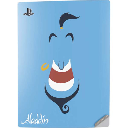 Disney Aladdin Genie Outline Art PS5 Digital Edition Console Skin