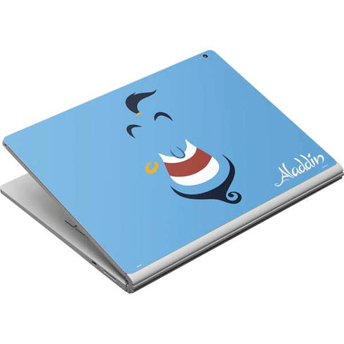 Disney Aladdin Genie Outline Art Surface Book Skin