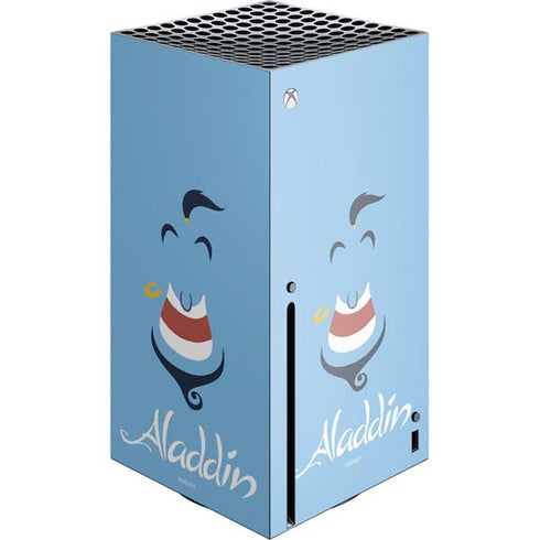 Disney Aladdin Genie Outline Art Xbox Series X Console Skin