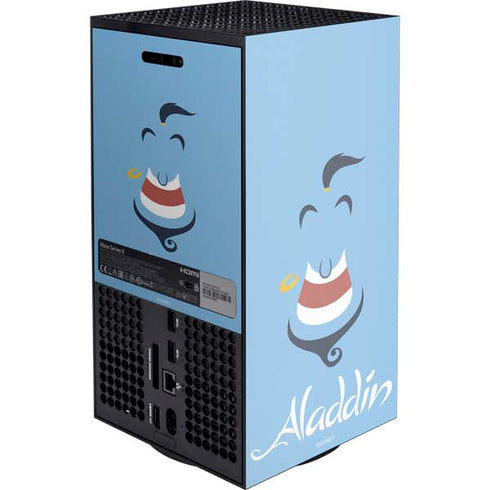 Disney Aladdin Genie Outline Art Xbox Series X Console Skin
