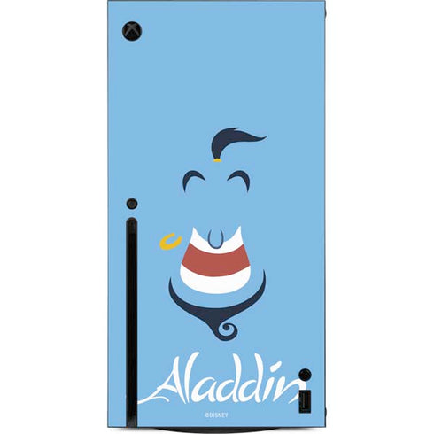 Disney Aladdin Genie Outline Art Xbox Series X Console Skin
