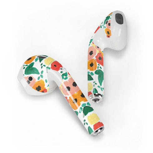 Bouffants and Broken Hearts Geometric Flowers Apple AirPods 2 Skin