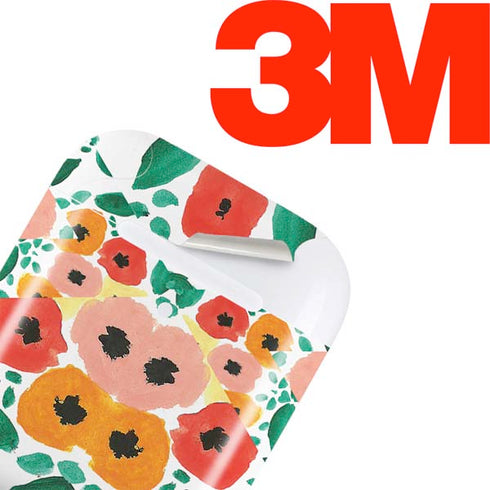 Bouffants and Broken Hearts Geometric Flowers Apple AirPods 2 Skin