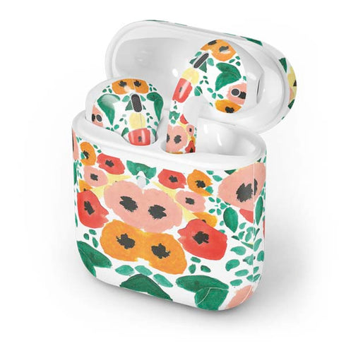Bouffants and Broken Hearts Geometric Flowers Apple AirPods 2 Skin