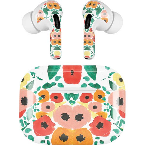 Bouffants and Broken Hearts Geometric Flowers Apple AirPods Pro Skin