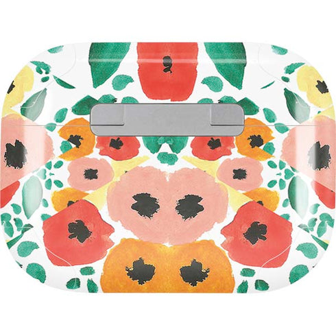 Bouffants and Broken Hearts Geometric Flowers Apple AirPods Pro Skin
