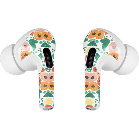 Bouffants and Broken Hearts Geometric Flowers Apple AirPods Pro Skin
