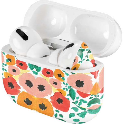 Bouffants and Broken Hearts Geometric Flowers Apple AirPods Pro Skin