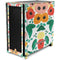 Bouffants and Broken Hearts Geometric Flowers Corsair 4000D Tempered Glass Mid-Tower ATX Case Skin