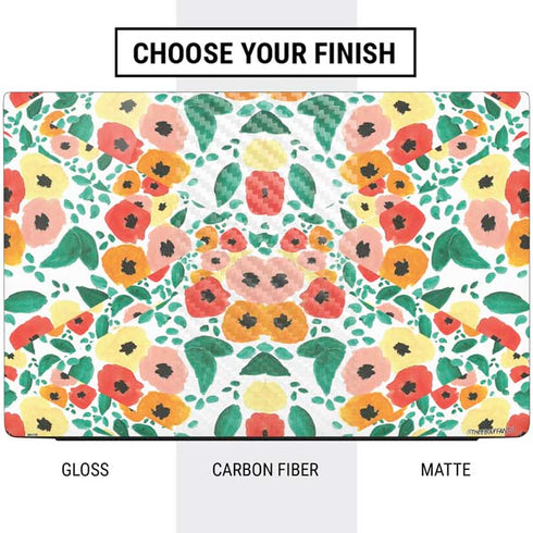 Bouffants and Broken Hearts Geometric Flowers Dell Vostro Skin