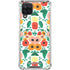 Bouffants and Broken Hearts Geometric Flowers Galaxy A12 Clear Case