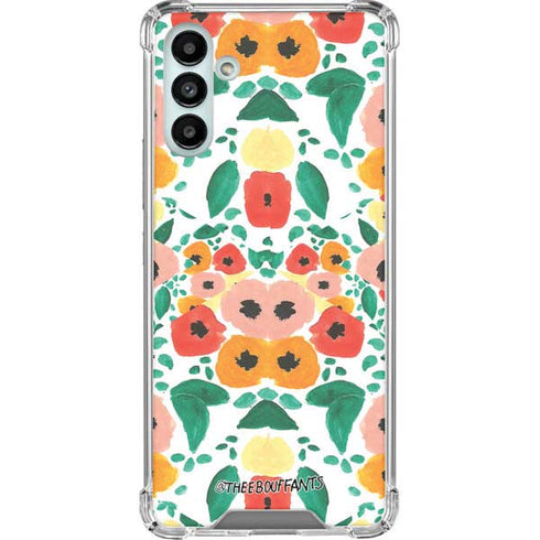 Bouffants and Broken Hearts Geometric Flowers Galaxy A13 5G Clear Case