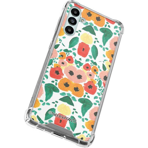 Bouffants and Broken Hearts Geometric Flowers Galaxy A13 5G Clear Case
