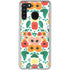 Bouffants and Broken Hearts Geometric Flowers Galaxy A21 Clear Case