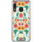 Bouffants and Broken Hearts Geometric Flowers Galaxy A30 Clear Case