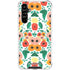 Bouffants and Broken Hearts Geometric Flowers Galaxy A54 5G Clear Case