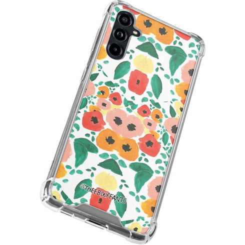 Bouffants and Broken Hearts Geometric Flowers Galaxy A54 5G Clear Case