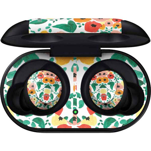 Bouffants and Broken Hearts Geometric Flowers Galaxy Buds Skin