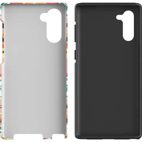 Bouffants and Broken Hearts Geometric Flowers Galaxy Note 10 Pro Case