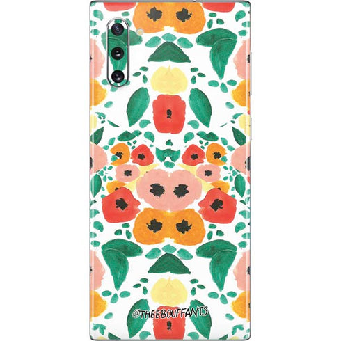 Bouffants and Broken Hearts Geometric Flowers Galaxy Note 10 Skin