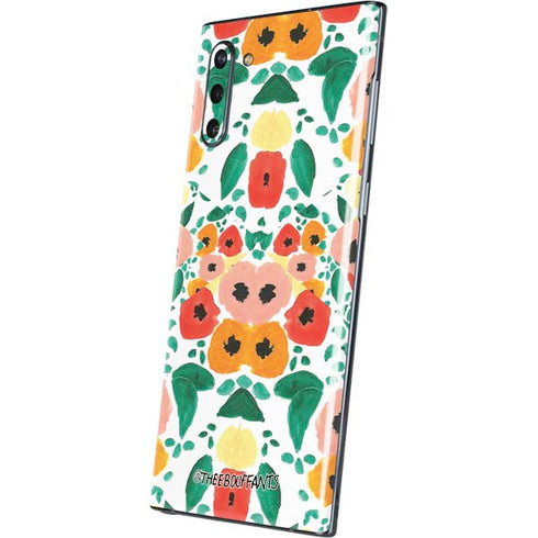 Bouffants and Broken Hearts Geometric Flowers Galaxy Note 10 Skin