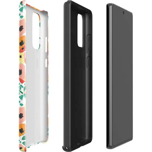 Bouffants and Broken Hearts Geometric Flowers Galaxy Note20 5G Pro Case