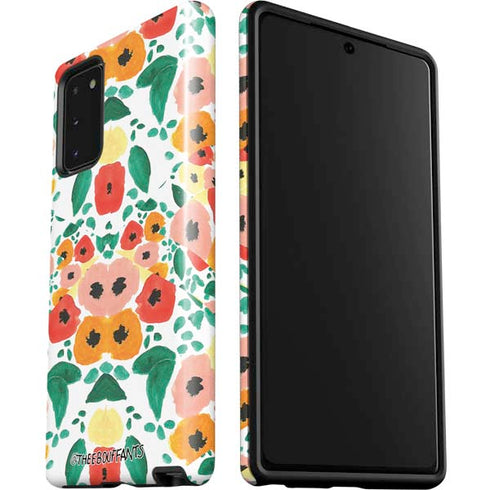 Bouffants and Broken Hearts Geometric Flowers Galaxy Note20 5G Pro Case