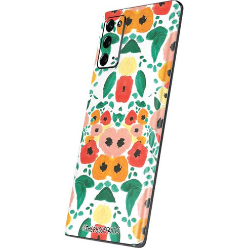 Bouffants and Broken Hearts Geometric Flowers Galaxy Note20 5G Skin