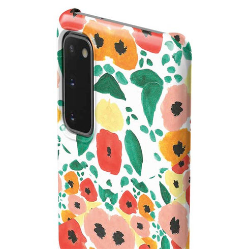 Bouffants and Broken Hearts Geometric Flowers Galaxy S20 Lite Case