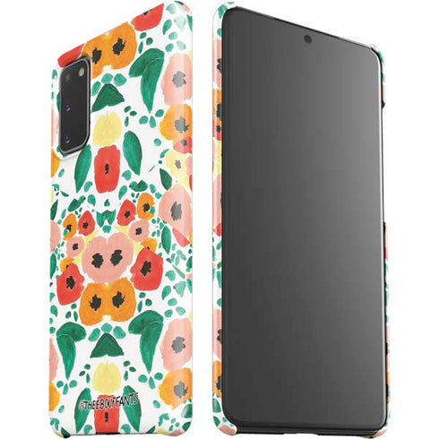 Bouffants and Broken Hearts Geometric Flowers Galaxy S20 Lite Case