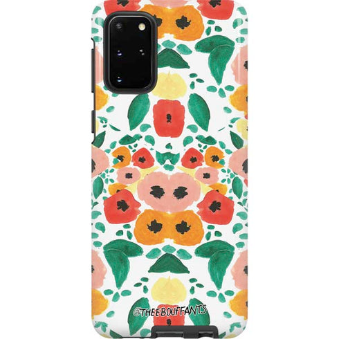 Bouffants and Broken Hearts Geometric Flowers Galaxy S20 Plus Pro Case