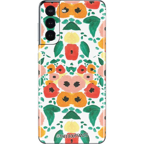 Bouffants and Broken Hearts Geometric Flowers Galaxy S21 5G Skin