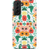 Bouffants and Broken Hearts Geometric Flowers Galaxy S21 FE Pro Case