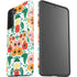 Bouffants and Broken Hearts Geometric Flowers Galaxy S21 FE Pro Case