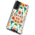 Bouffants and Broken Hearts Geometric Flowers Galaxy S22 Clear Case