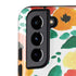 Bouffants and Broken Hearts Geometric Flowers Galaxy S22 Plus Pro Case