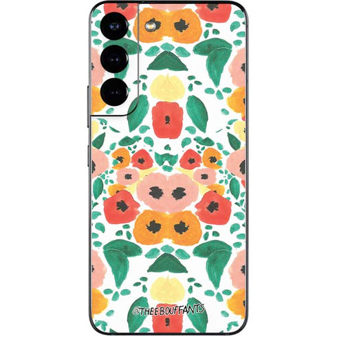 Bouffants and Broken Hearts Geometric Flowers Galaxy S22 Skin
