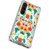 Bouffants and Broken Hearts Geometric Flowers Galaxy S23 Clear Case