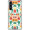 Bouffants and Broken Hearts Geometric Flowers Galaxy S23 FE Clear Case