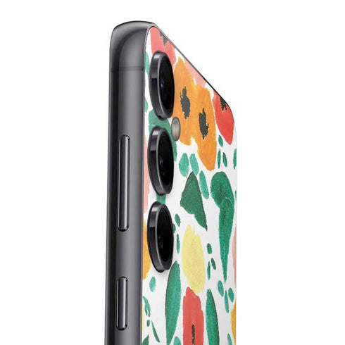 Bouffants and Broken Hearts Geometric Flowers Galaxy S23 FE Skin