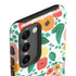 Bouffants and Broken Hearts Geometric Flowers Galaxy S23 Plus Pro Case