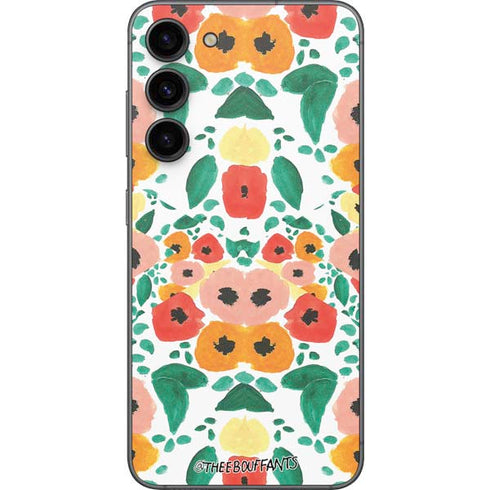 Bouffants and Broken Hearts Geometric Flowers Galaxy S23 Plus Skin